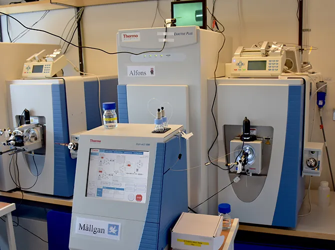 Hybridmassspektrometrar med quardopole och Orbitrap. Foto.